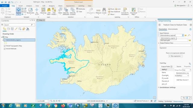 Export a shapefile using ArcGIS Pro (ESRI) смотреть онлайн