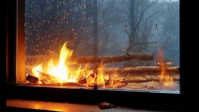 Костёр на фоне грозы / Bonfire Against The Backdrop Of A Thunderstorm