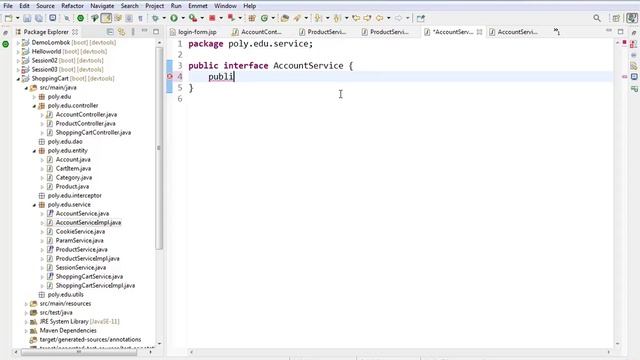 SOF3021 Java5 Hướng dẫn Check login Java Spring boot смотреть онлайн