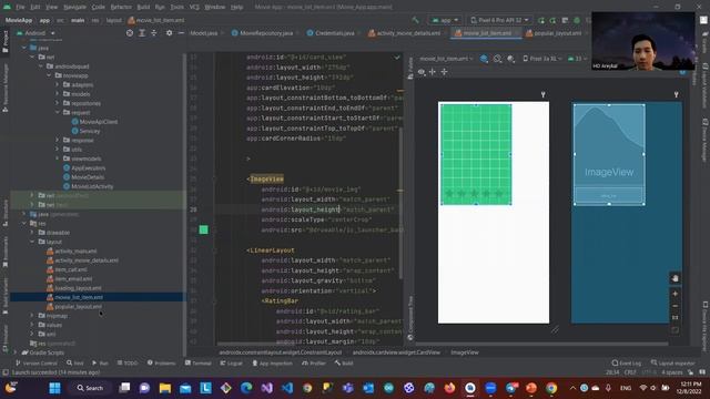 Movie Database (DB) Android Application using Java Programming смотреть онлайн