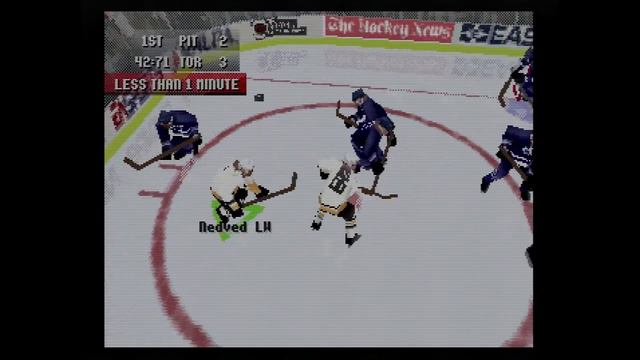 NHL 97 - Intro and Gameplay - Sega Saturn смотреть онлайн