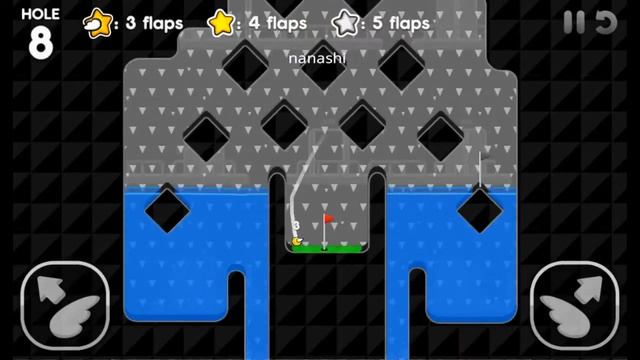 Flappy Golf 2 - Portal Grav Lab Hole 8 (3 Flaps) смотреть онлайн