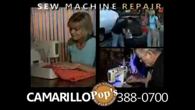 Vacuum Cleaner, Sewing Machines, Shoe Repair Dealer Ad In Camarillo California смотреть онлайн