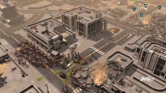 Starship Troopers - Terran Command Новая стратегия по Звездному десанту. показали геймплей. смотреть онлайн