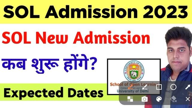 SOL Admission Update 2023 | Du Sol New Admission 2023 | Sol new admission Expected date 2023 24 смотреть онлайн