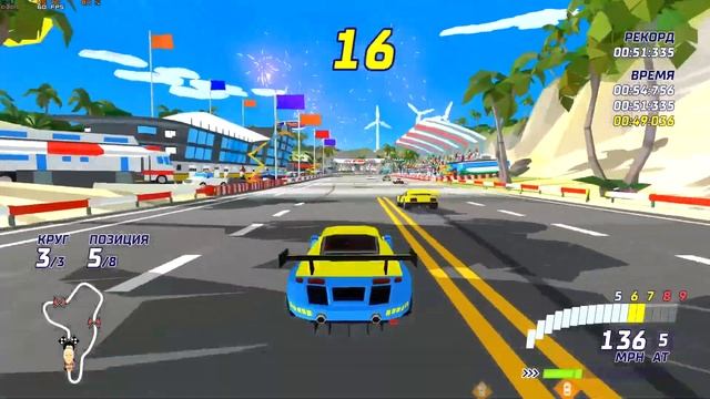 Hotshot Racing Обзор геймплей смотреть онлайн