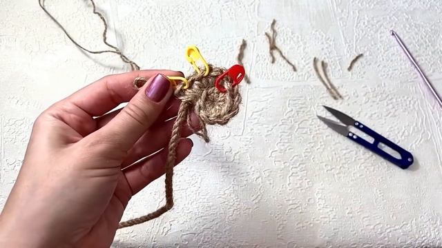 ?Плейсмат. Сервировочная салфетка из джута. ?Обвязка каната. ?Jute serving napkin. Rope binding смотреть онлайн