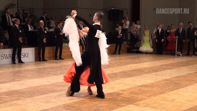 Philipp Vovk - Angelina Gensrich GER | Slow Foxtrot | WDSF Junior II Standard | GOC 2018 смотреть онлайн