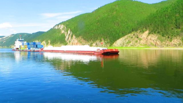 Река Лена - Красивые скалы. (близ ур.Садки и Юктэ, Мамско-Чуйский район, Иркутская область) смотреть онлайн