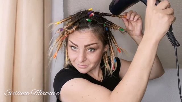 Как сделать афро кудри? Объемные кудри без плойки и утюжка #кудри смотреть онлайн