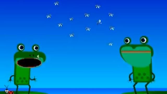 Funny Ecards Happy Birthday Singing Frogs Ecards Greeting E-cards Animated Ecards LadybugEcards.com смотреть онлайн