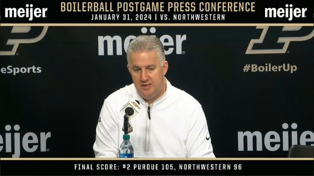 BoilerBall Postgame Press Conference | vs. Northwestern смотреть онлайн