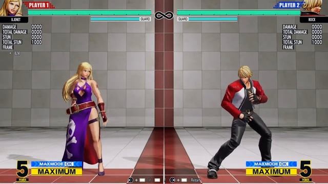 The King of Fighter 15 B.Jenet Team GAROU Out Now смотреть онлайн