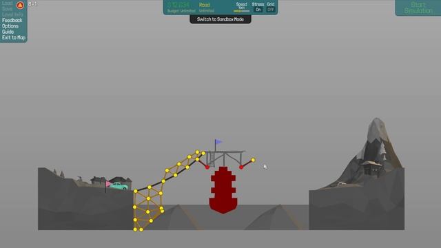 Poly Bridge Level Making fun! How to create Poly Bridge Sandbox Levels смотреть онлайн