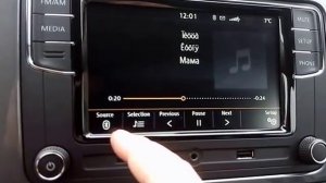 Обзор штатной магнитолы RCD 330 Plus