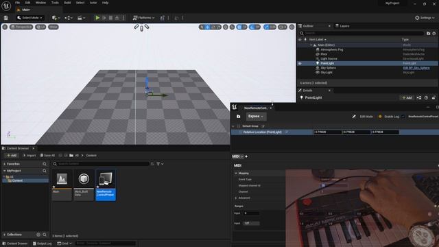 Unreal Engine 5 Beginner Tutorial Midi Controller Setup смотреть онлайн
