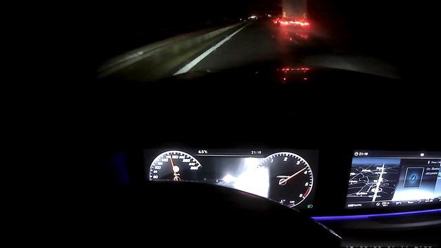 MERCEDES-BENZ S400 CDI W222 FACELIFTING ACCELERATION 0-200 KM/H 340HP/700NM смотреть онлайн