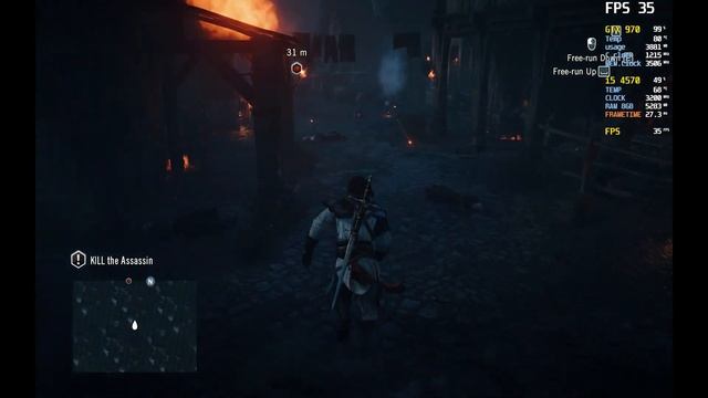 Assassin's Creed Unity GTX 970 4GB i5 4th - GTX 970 i5 4570 Max High Setting смотреть онлайн