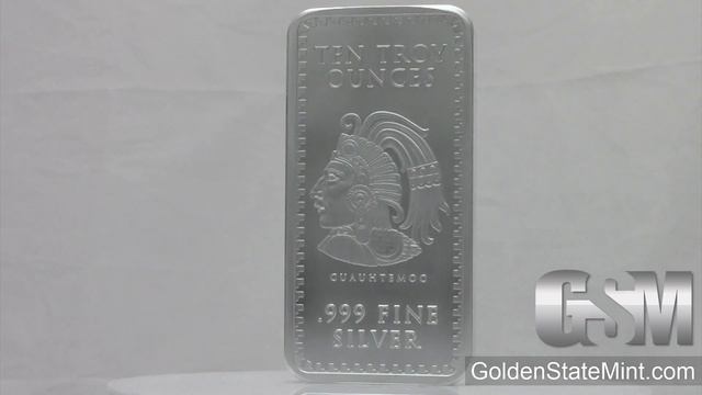 10 oz Aztec Calendar Silver Bar BU .999 Fine смотреть онлайн