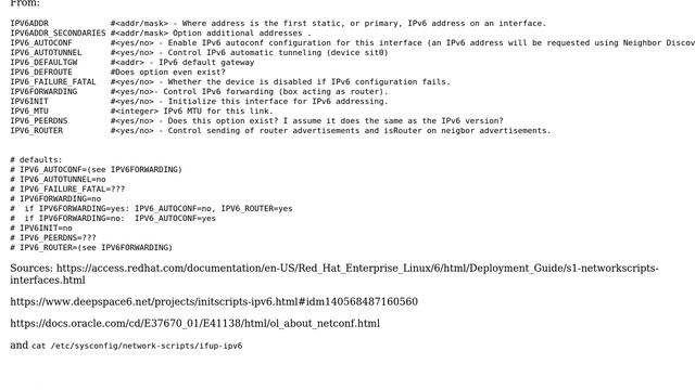 DevOps & SysAdmins: What is the meaning of the IPv6 config options in CentOS 7? (3 Solutions!!) смотреть онлайн