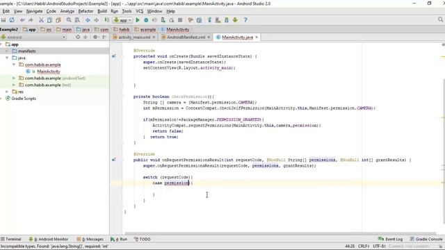 Android Studio Request Permission on Runtime смотреть онлайн