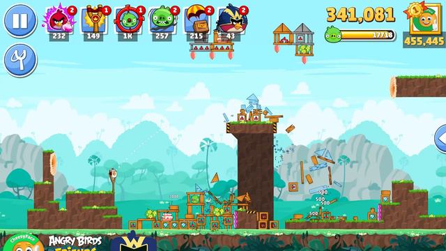 Angry Birds Friends Tournament 1239 Level 5 No Power UP смотреть онлайн
