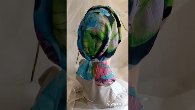 Тюрбан из натурального шифона смотреть онлайн