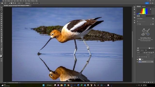 Using "Delete & Fill Selection" to Blur a Background - (See note below regarding Gradient tool.) смотреть онлайн