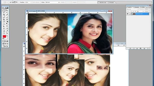 Abode photoshop 7 0 episode 1 Marquee tools, eyes colour change by software master and games смотреть онлайн