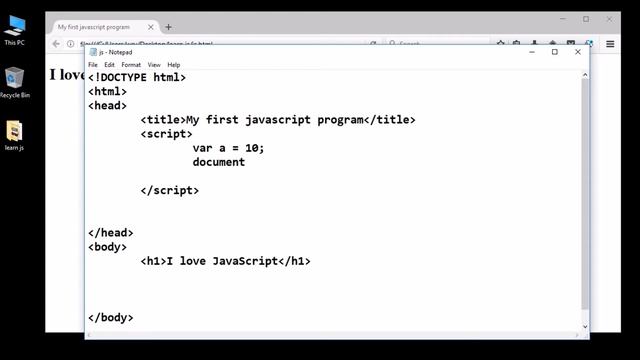 Learn JavaScript (Tutorial 2) смотреть онлайн
