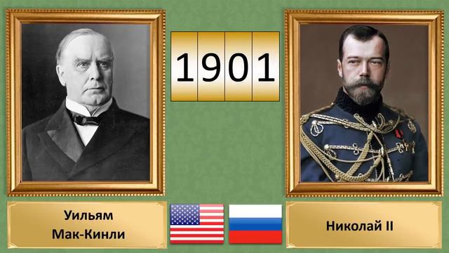 все президенты США и России с 1789 по 2024г