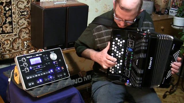 Баян ROLAND FR 1xb + BK-7M смотреть онлайн