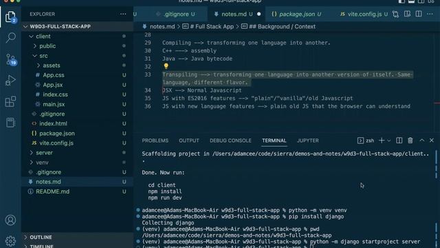 W9D3: Full Stack App Pt. 1 (1 of 2) смотреть онлайн
