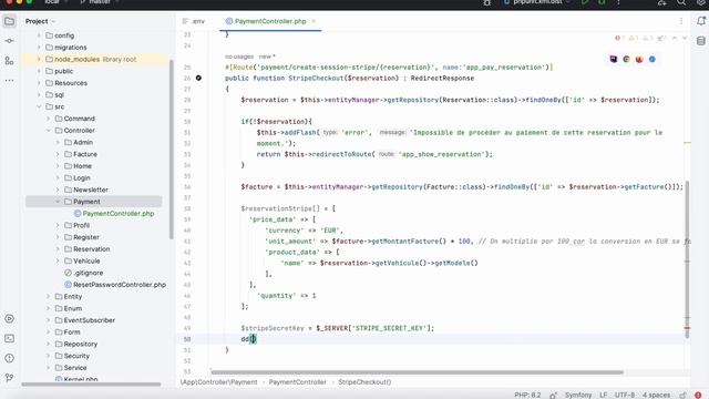 {Locar} Symfony 6.2 | Intégration de Stripe pour les paiements en ligne смотреть онлайн