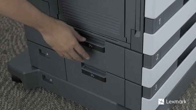 Lexmark C6160 - Paper Jam in the Trays смотреть онлайн