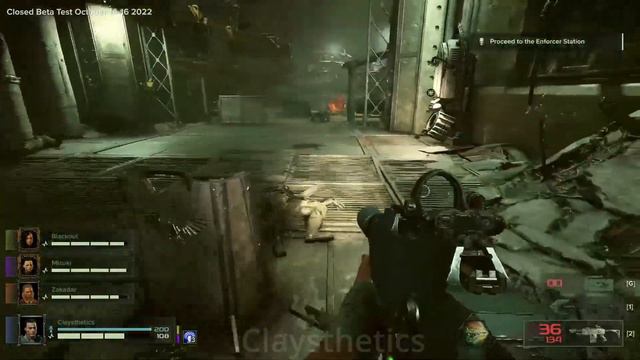 Strongest Monsters are No Match for the Shovel Warhammer 40k Darktide Veteren Sharpshooter Gameplay смотреть онлайн