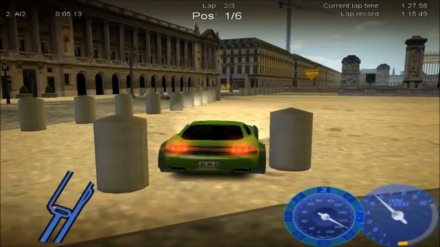 French Street Racing (PC, 2007) - Paris (Arcade Race) смотреть онлайн