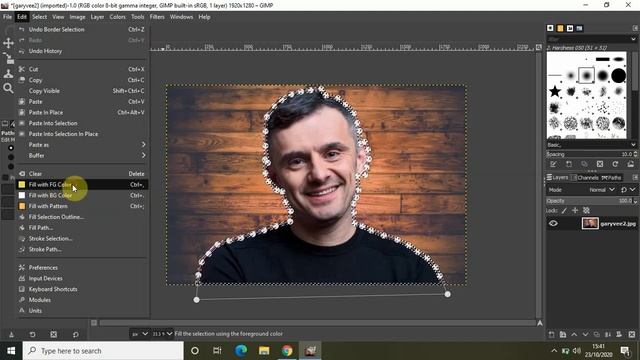 How to add borders around images in GIMP? смотреть онлайн