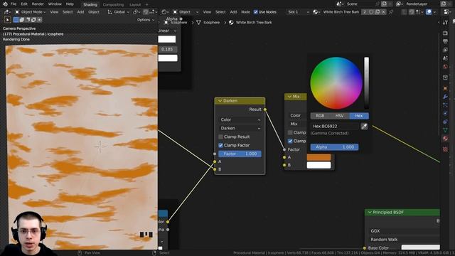 Procedural White Birch Tree Bark Material (Blender Tutorial) смотреть онлайн