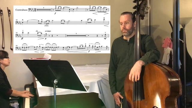 Rachmaninoff Cello sonata (transcribed for bass) смотреть онлайн