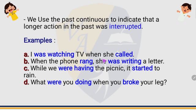 2º SECUNDARIA - INGLES - PAST CONTINUOUS смотреть онлайн