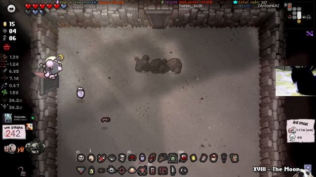 [#243] Иден стрик на 4 Цели | Стаб Стаб Стаб, ой | The Binding of Isaac: Repentance смотреть онлайн