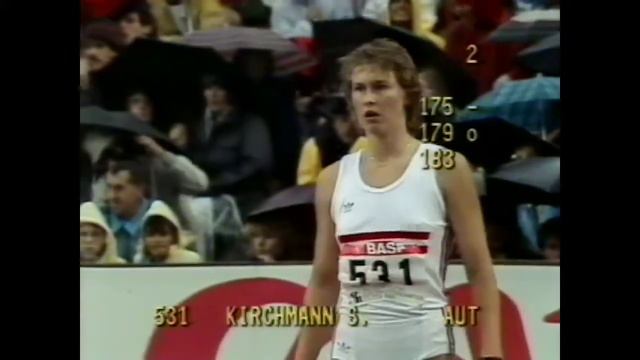 255 European Track and Field 1986 High Jump Women Sigrid Kirchmann смотреть онлайн