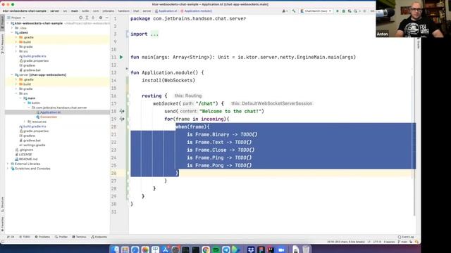Server-side development with Kotlin and Ktor / Anton Arhipov - JetBrains смотреть онлайн