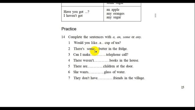Урок-14-Правило употребления some, any и артиклей a/an.Pre-Entermediate english grammar смотреть онлайн