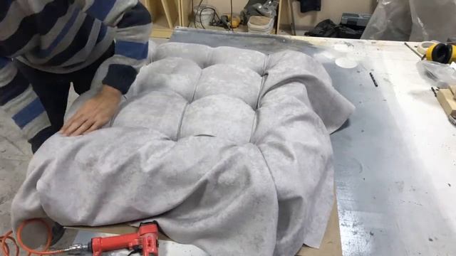 ПУФ с утяжками КАПИТОНЕ(своими руками)/мебель для дома/каретная стяжка/DIY смотреть онлайн