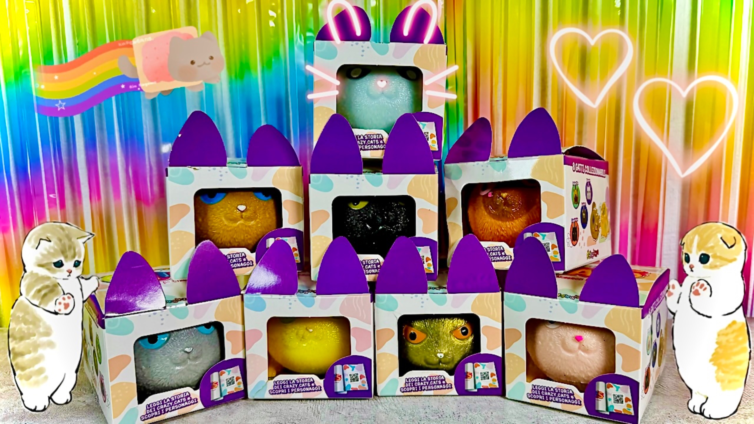 Дикие Кошки В Сюрпризах От Сбабам! Распаковка Crazy Cats! Сюрпризов С Котятами! Sbabam смотреть онлайн