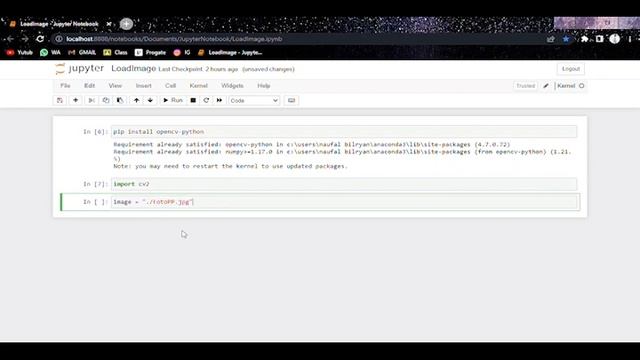 Tutorial upload Image ke python menggunakan OpenCV3 смотреть онлайн