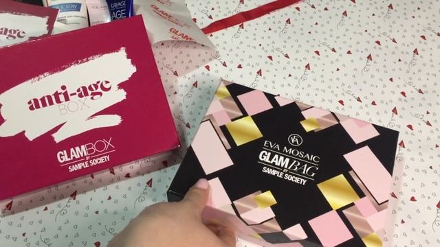 GLAMBOX & GLAMBAG / Распаковываем классные лимитированные бьютибоксы /EVA MOSAIC и ANTI-AGE
