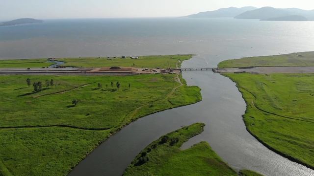 Шкотово, р. Шкотовка и кусочек трассы Владивосток-Находка смотреть онлайн